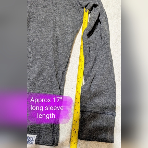 Aeropostale Men's size large long sleeve pullover grey shirt - Picture 6 of 10